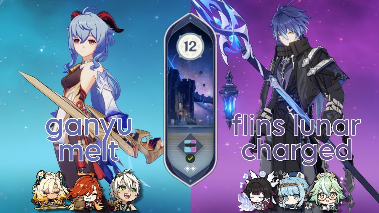 [6.3] ganyu melt & c1 flins lunar charged | spiral abyss floor 12