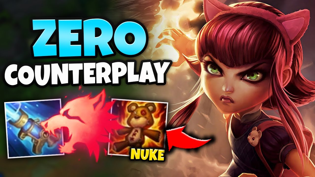 WTF?! THIS ANNIE BUILD HAS LEGIT ZERO COUNTER PLAY! WALK UP AND ONE SHOT - League of Legends