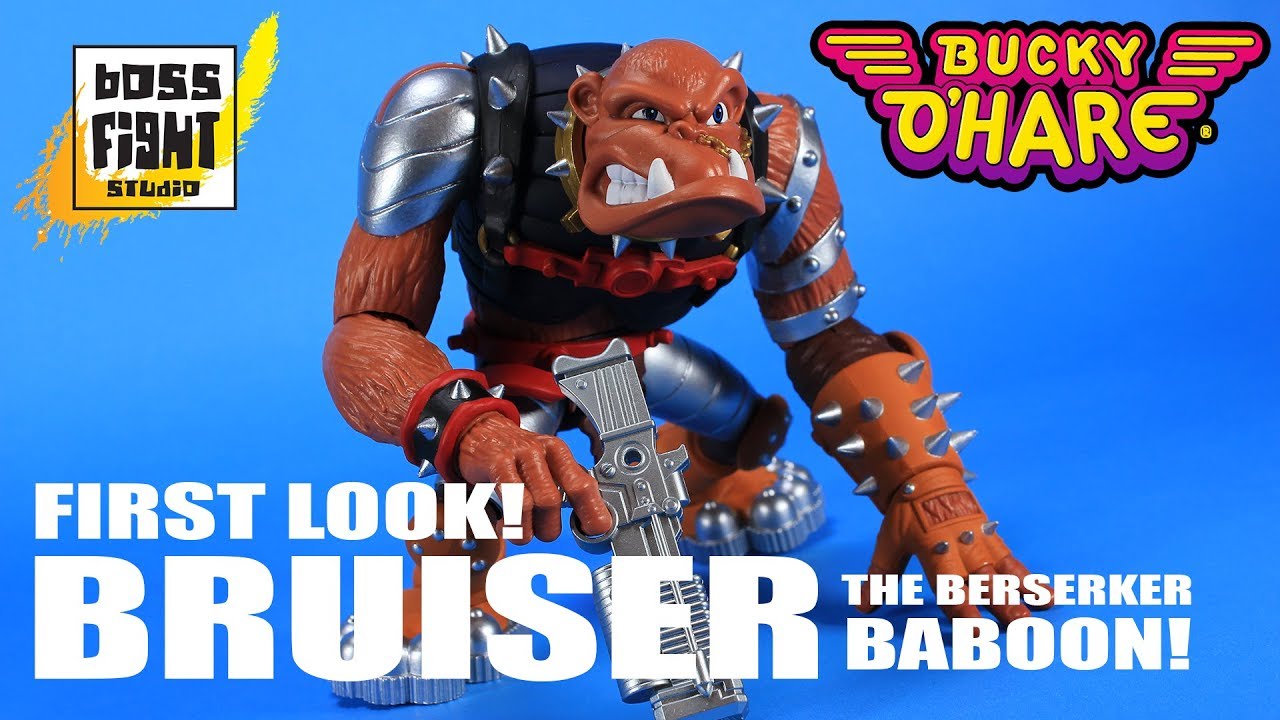 Bruiser the Berserker Baboon FIRST LOOK | Bucky O'Hare Boss Fight Studio Figure Review