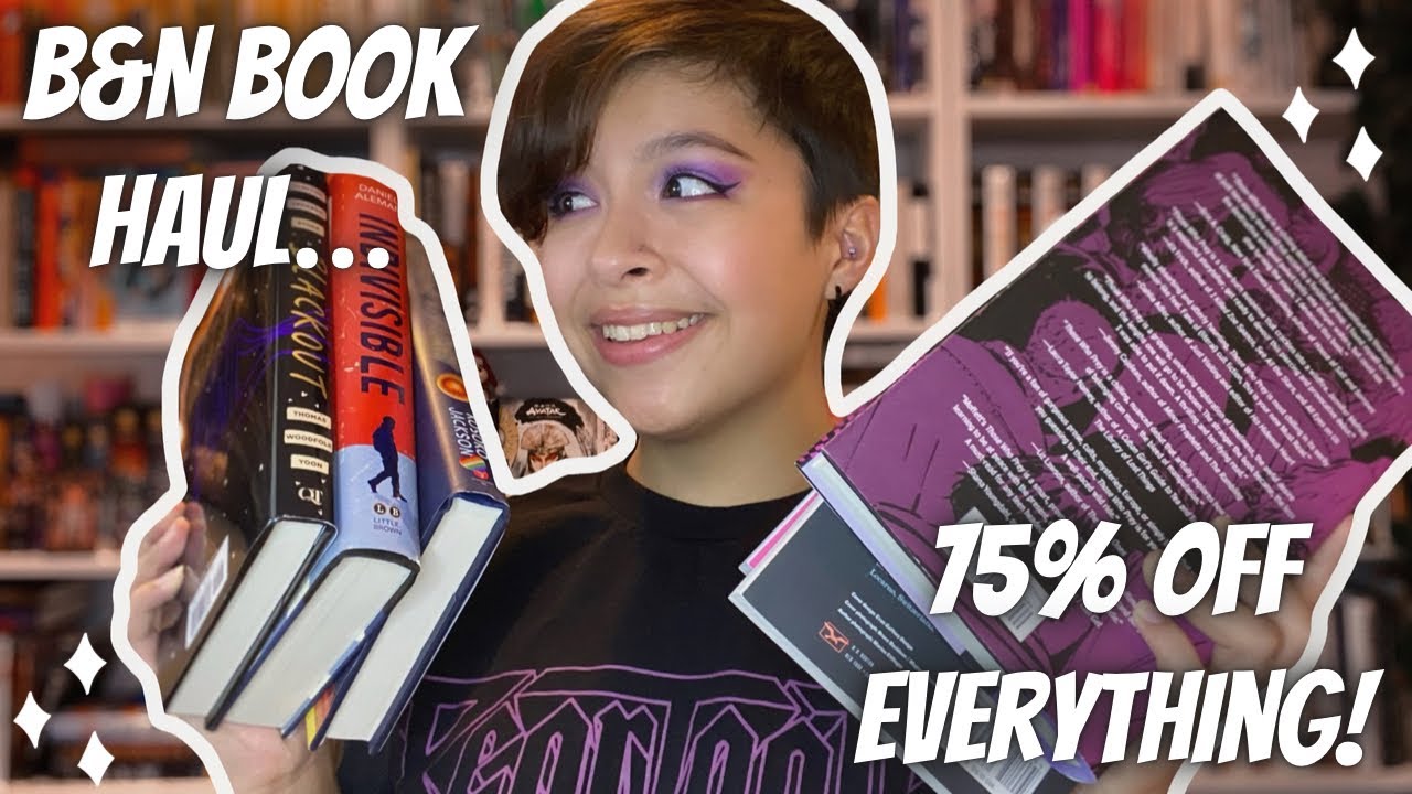 BARNES & NOBLE HAD A 75% OFF SALE…sooo, big book haul time! 📚