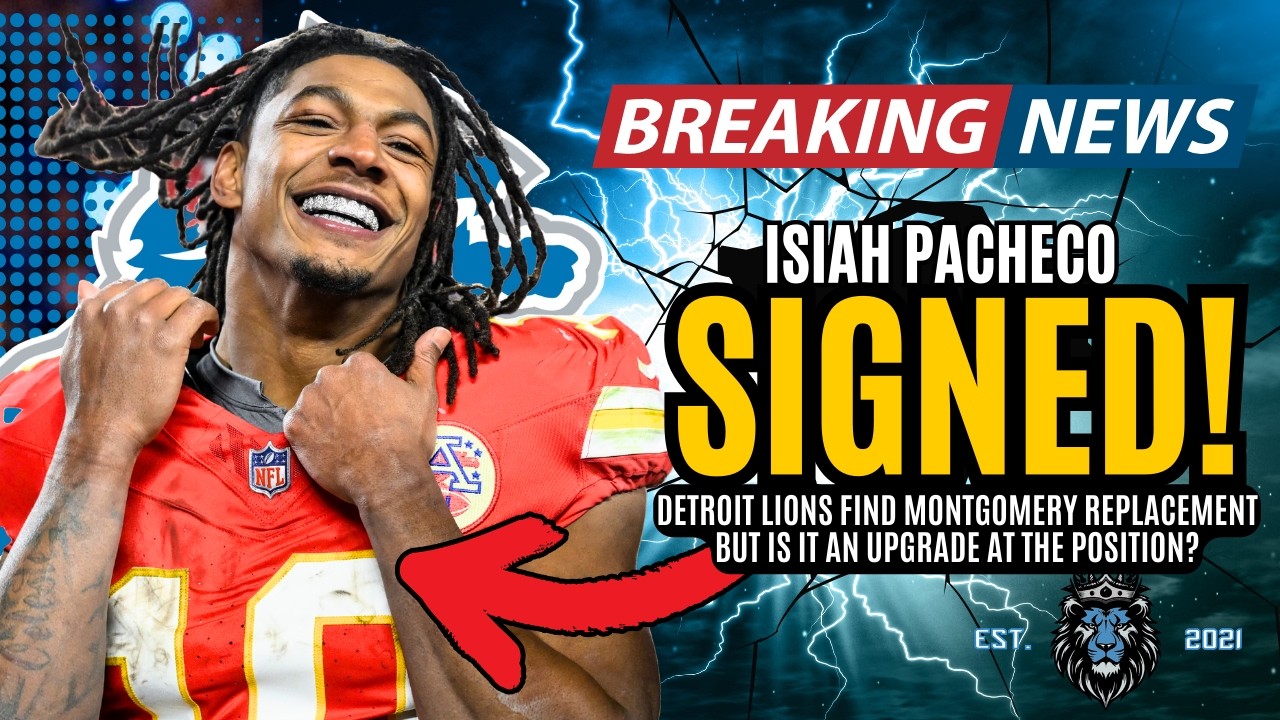 BREAKING NEWS: Isiah Pacheco SIGNS With The Detroit Lions ON 1 YEAR DEAL!