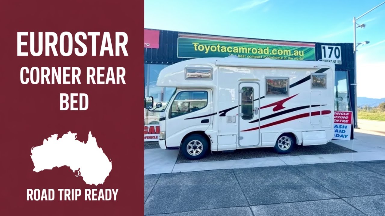 2008 Toyota Camroad Eurostar &ndash; Rare Corner Rear Bed Motorhome