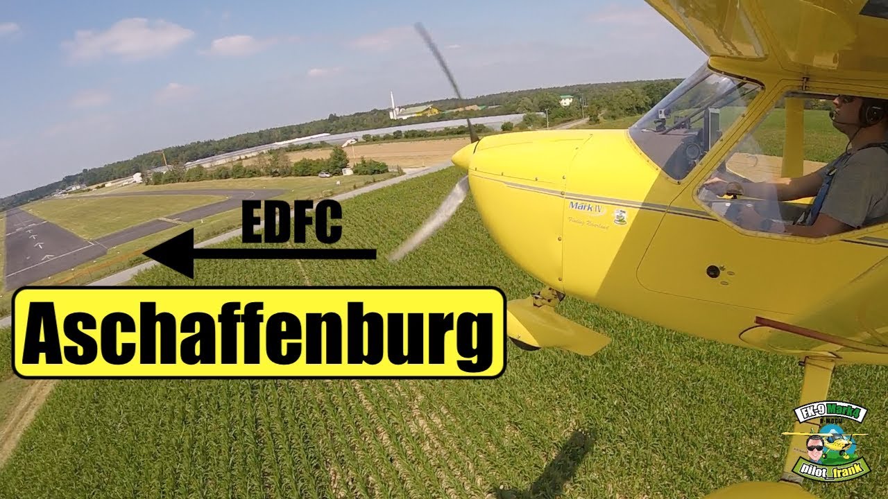 Aschaffenburg EDFC Ausflug mit dem Ultraleichtflugzeug