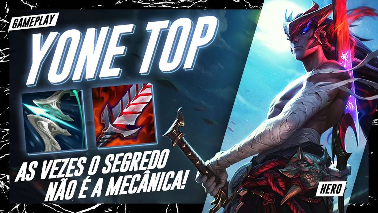 GAMEPLAY EXPLICATIVA(?) DE YONE TOP | Com um Mestre que não é Main