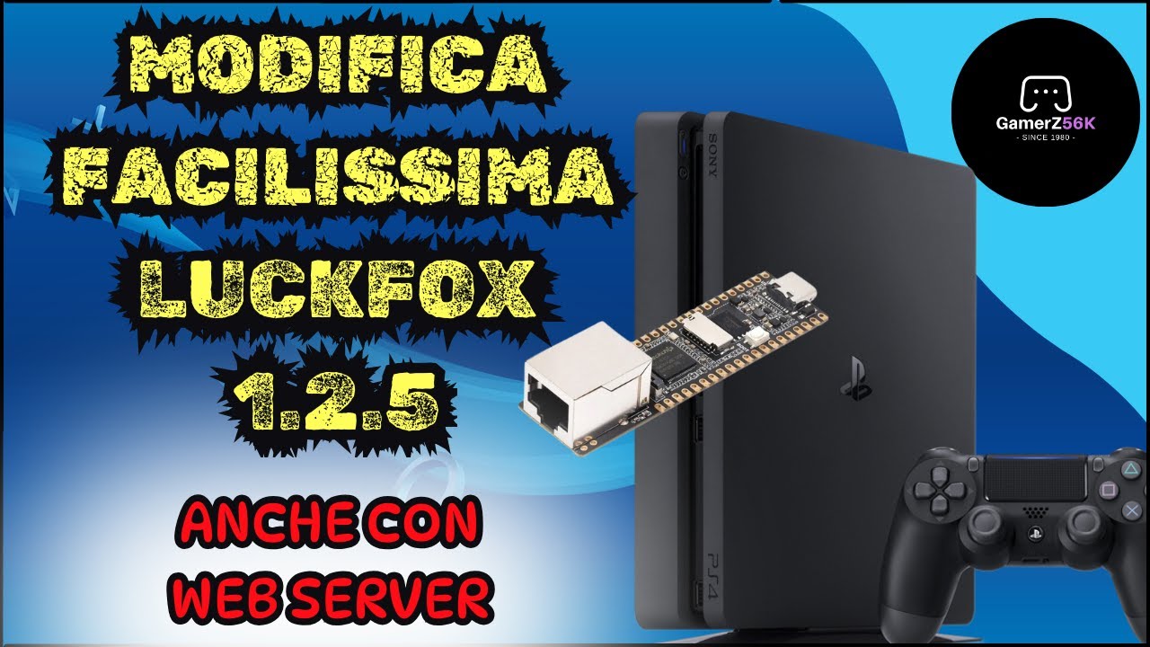 Modifica Jaylbreak PS4 FACILISSIMA con LUCKFOX 1.2.5 anche con WEB SERVER #jailbreak #ps4 #modifica