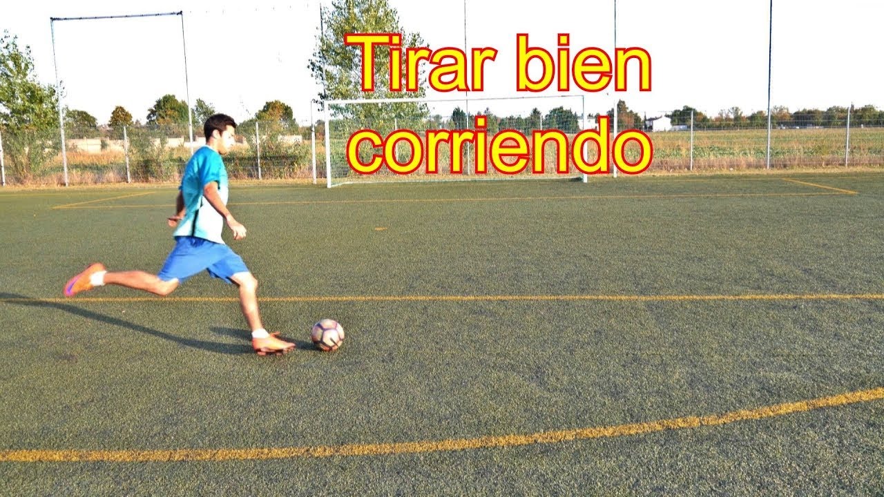 Como Tirar el Balon corriendo Tutorial /Como Pegar le a la Pelota Corriendo