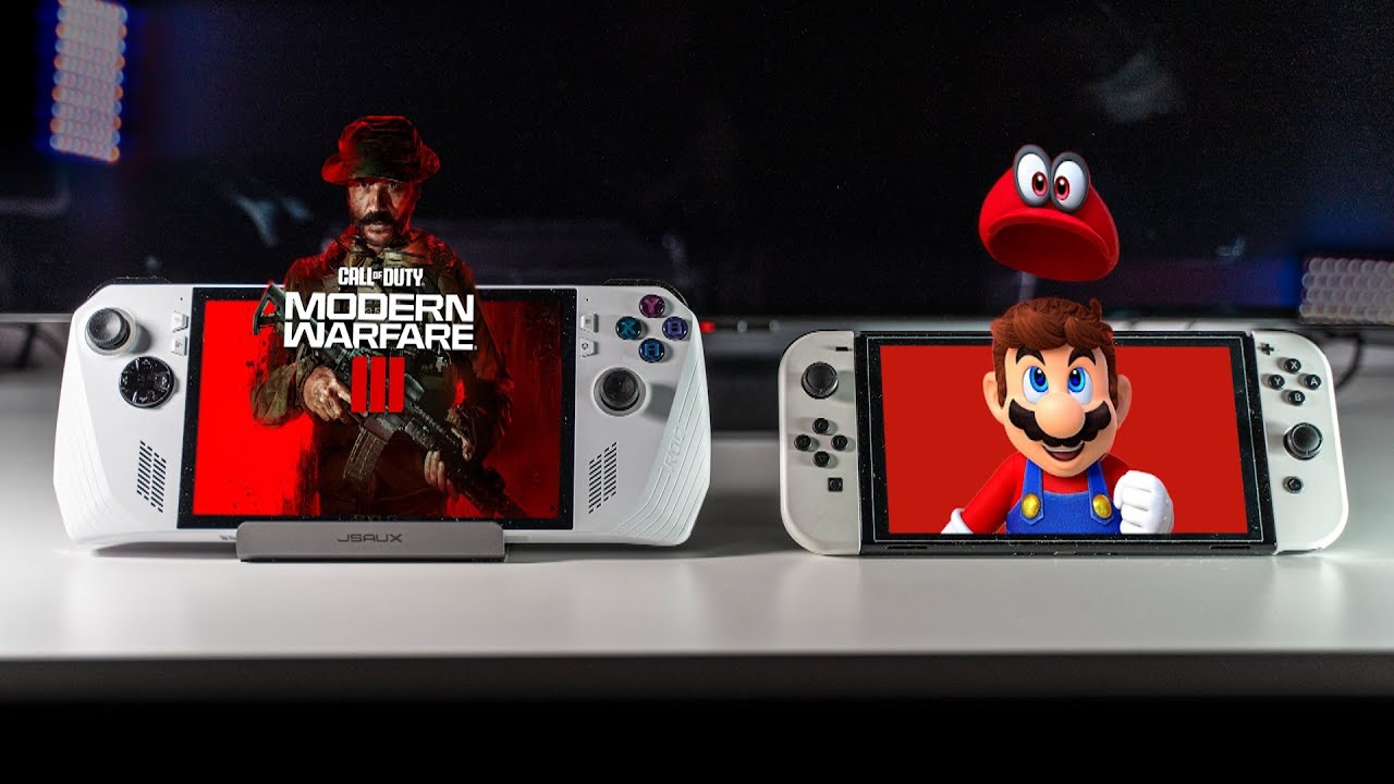 Asus ROG Ally VS Nintendo Switch OLED