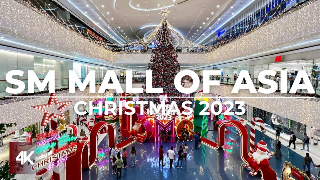 SM Mall of Asia Christmas Walking Tour | NEWLY Opened Game Park | Sky Garden | 4K | ETV