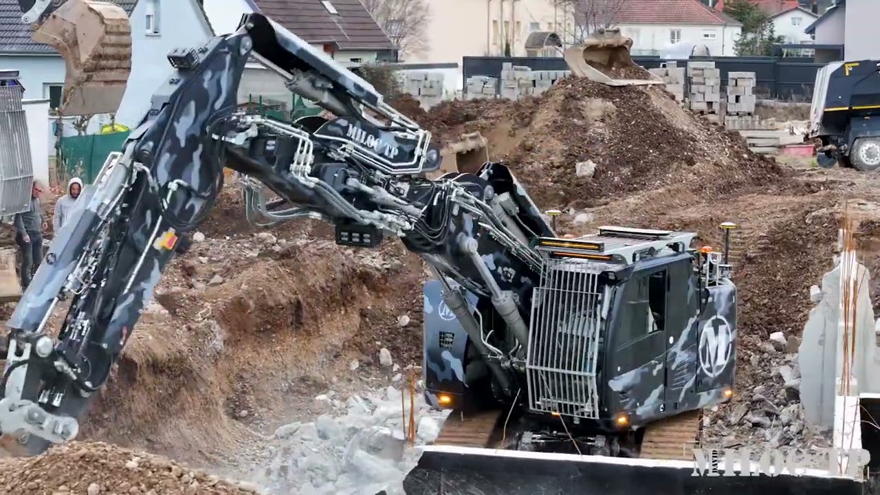 🚀🤩🚀LIEBHERR R 936 COMPACT X A 918 COMPACT  DEMOLITION ☄️💥🔥🌪️☀️