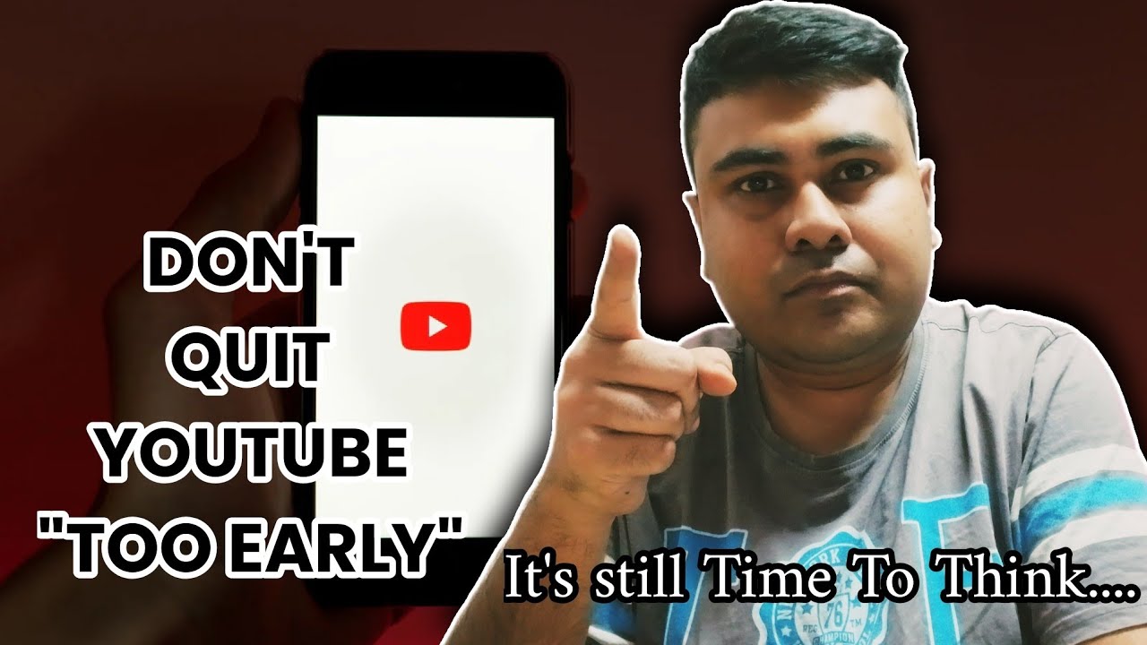 Не стоит бросать YouTube, сдаваясь слишком рано. Вот что нужно знать!