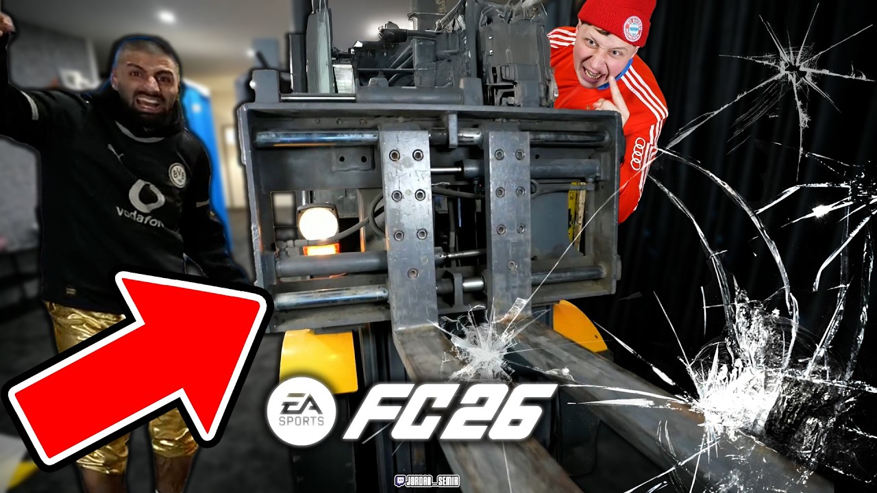 Jordan FÄHRT mit GABELSTAPLER in SET UP | EA FC 26 Match geht schief