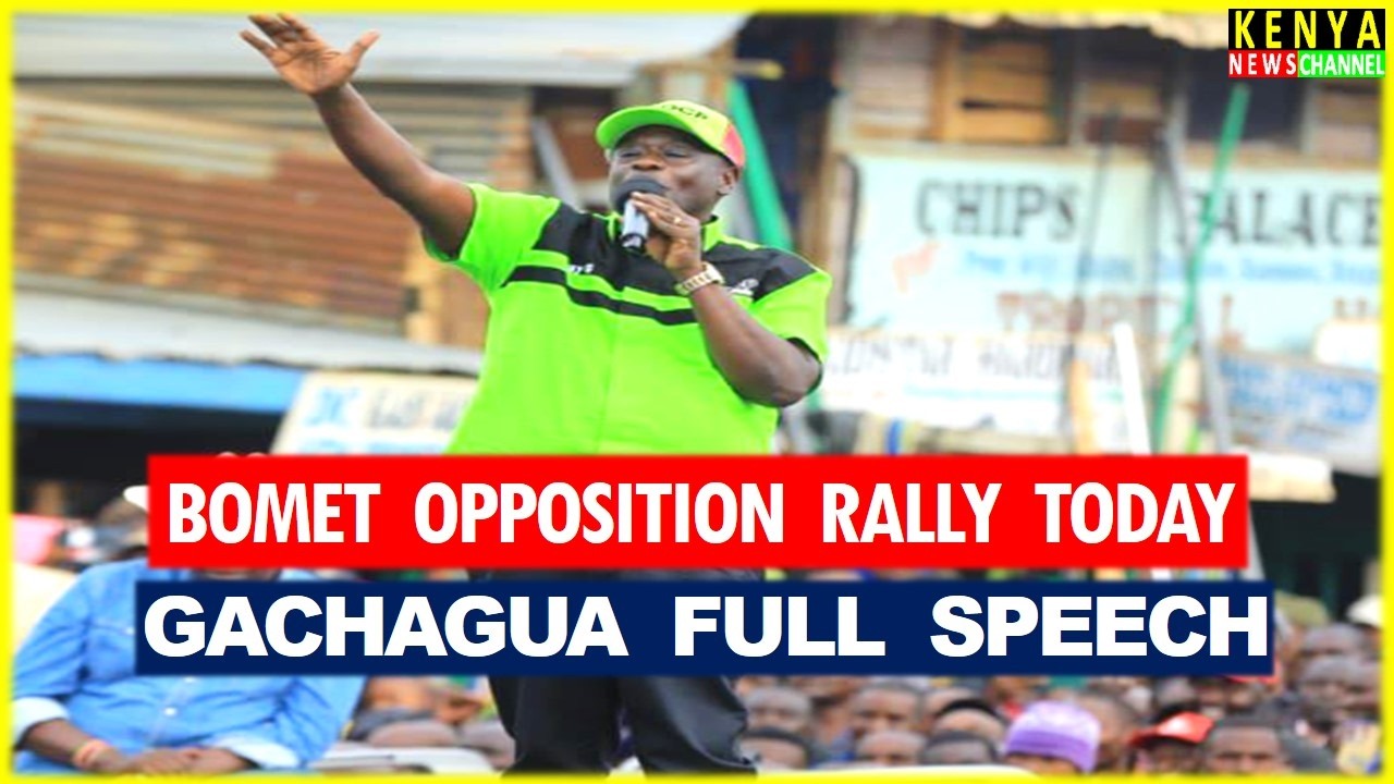 Gachagua storms Kalenjin Land to Destroy Ruto at Bomet with Kalonzo & Matiangi