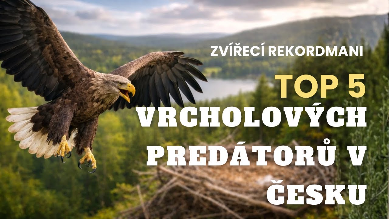 TOP 5 vrcholových predátorů v České republice