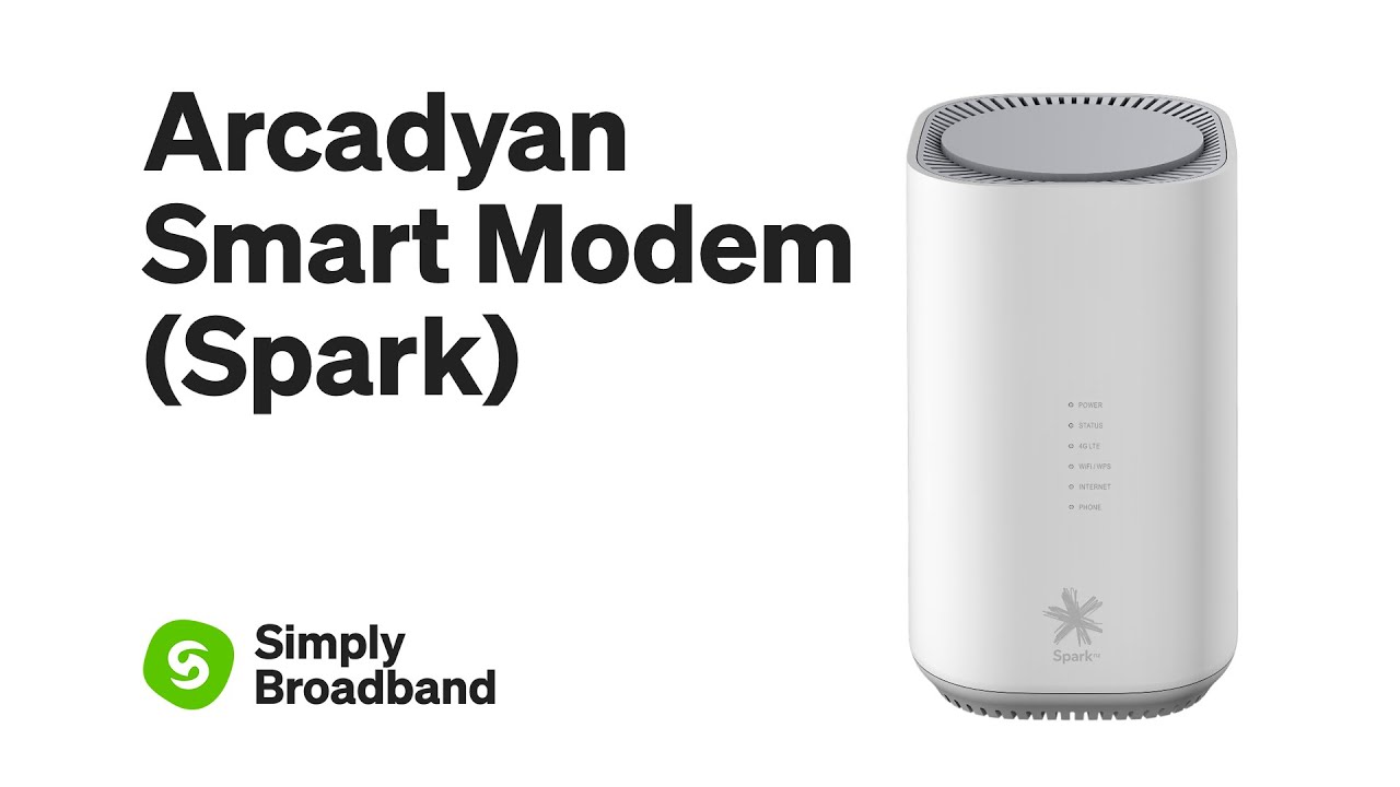 Arcadyan Smart Modem Spark — Internet connection setup
