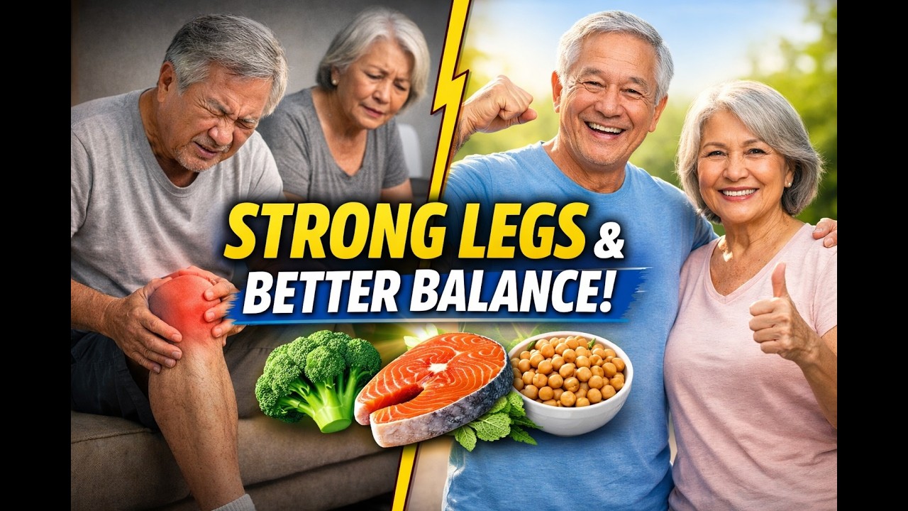 🦵🥦 3 Foods That Strengthen Your Legs and Improve Balance After 65 👵✨