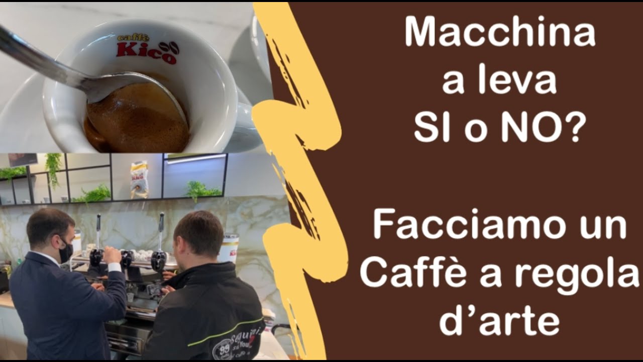 Prepariamo un caffè a regola d'arte con una macchina a Leva stile Napoletano!