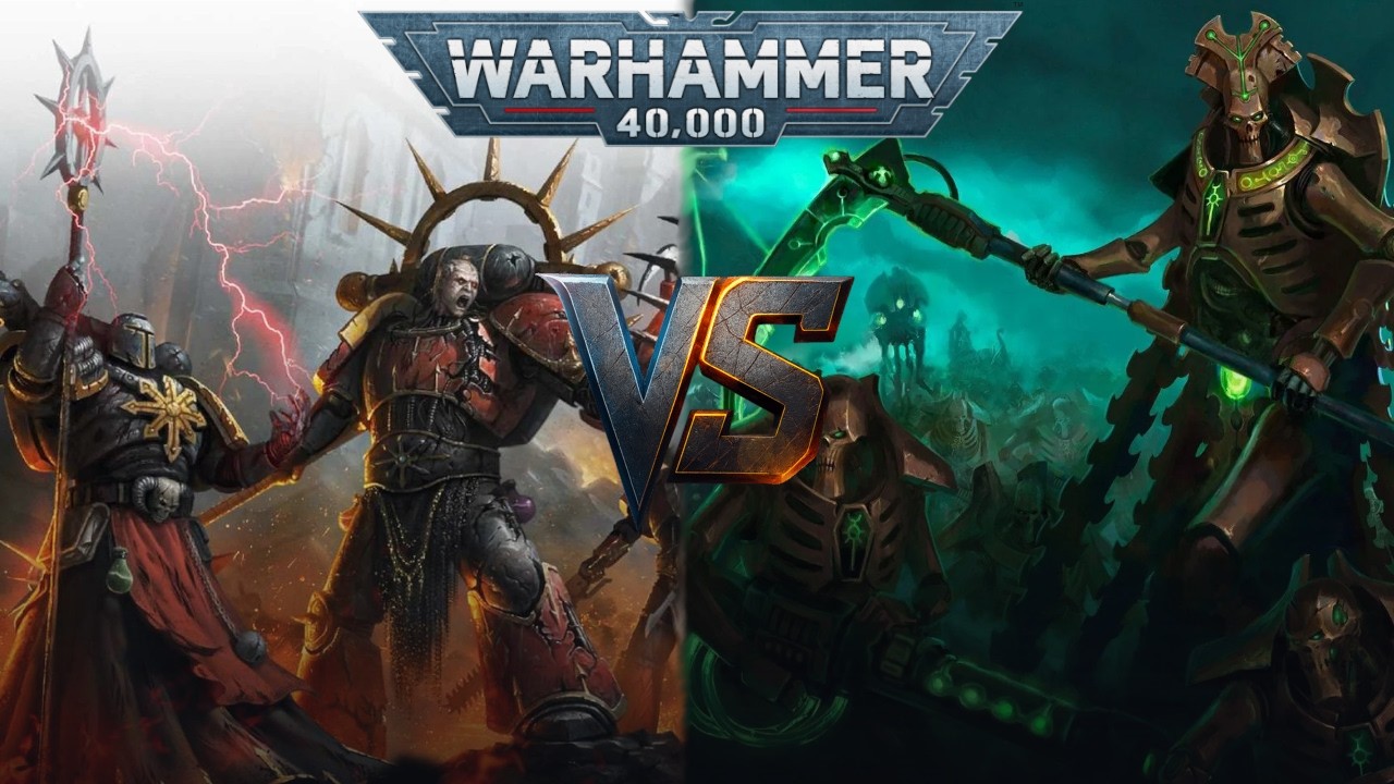 Warhammer 40k Necrons VS Red corsairs Crusade
