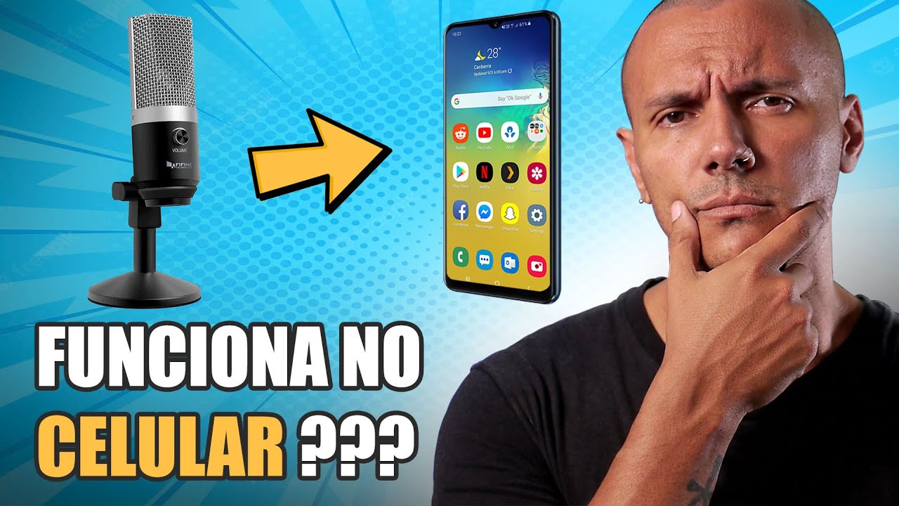 Microfone USB no Celular - Ser&aacute; que Funciona? [LEIA A DESCRI&Ccedil;&Atilde;O]