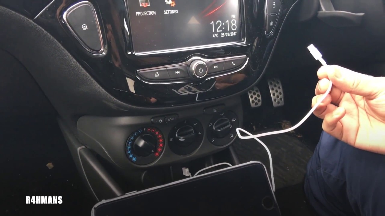 Apple Car Play (настройка) (Corsa E)