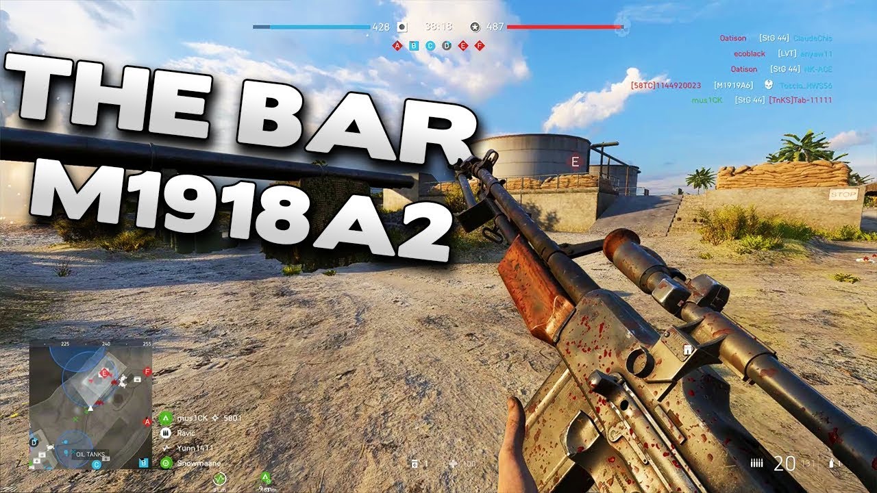 The BAR M1918A2 Battlefield 5