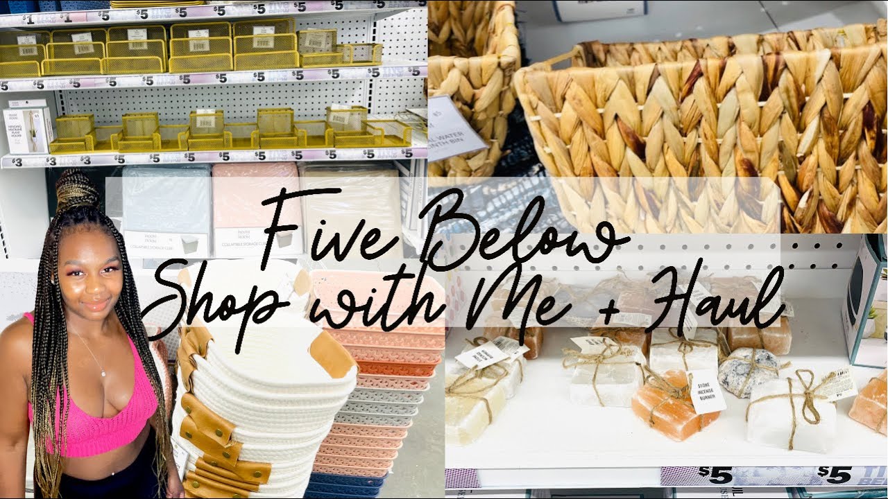FIVE BELOW SHOP WITH ME HAUL | AFFORDABLE HOME DECOR FOR HOME AND OFFICE