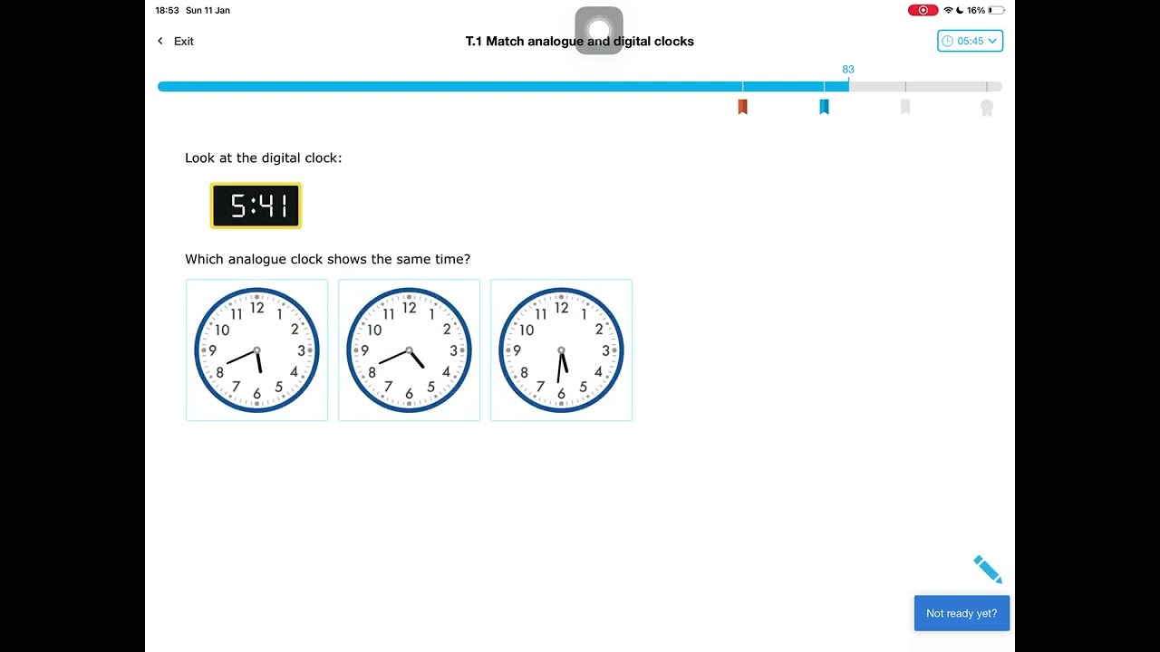 How to win on ixL if digtal clock 