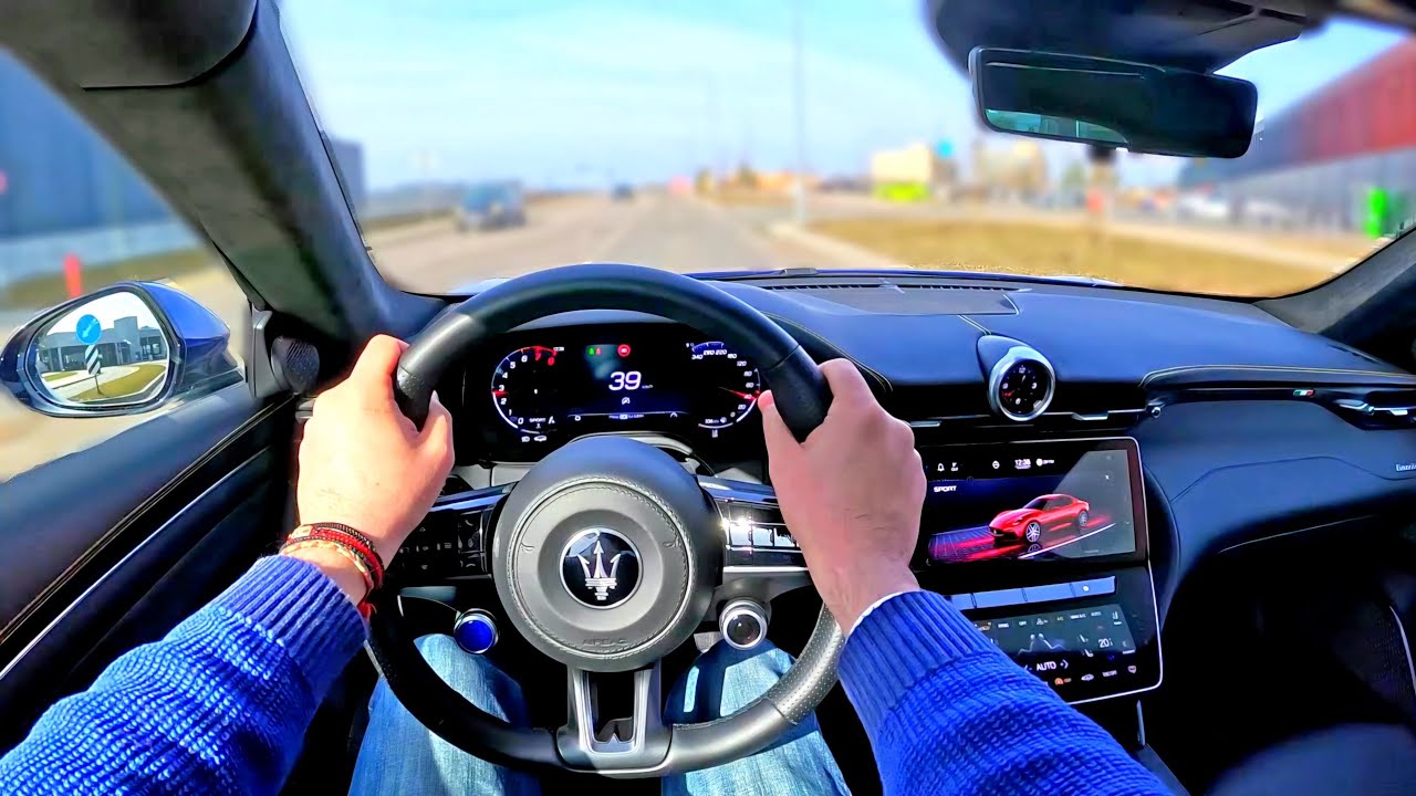 2024 MASERATI GrandTurismo Trofeo [ V6 550hp ] | POV Test Drive