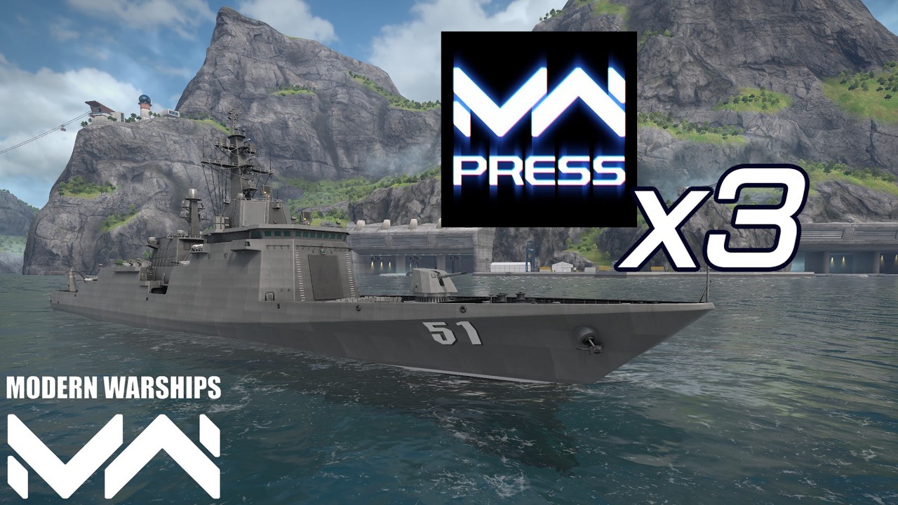 RiaさんとぱんださんとPRESSで3人戦隊して遊ぶ動画｜モダンウォーシップ｜Modern Warships