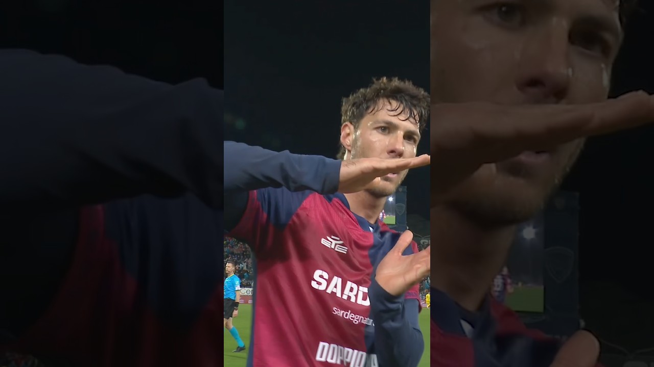 Visto da qui è ancora più bello 🥹 #cagliari #seriea #cagliariverona