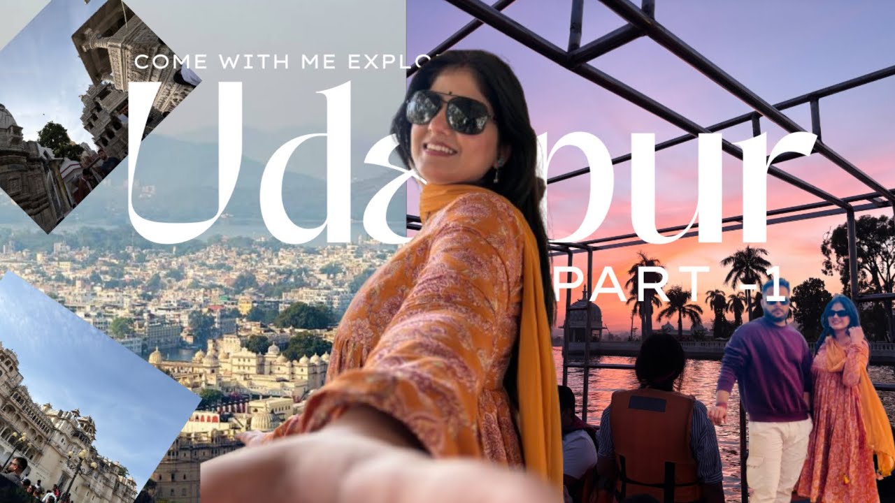 Udaipur Travel Vlog Day 1 | Exploring Streets, Lake Views & Local Vibes ✨