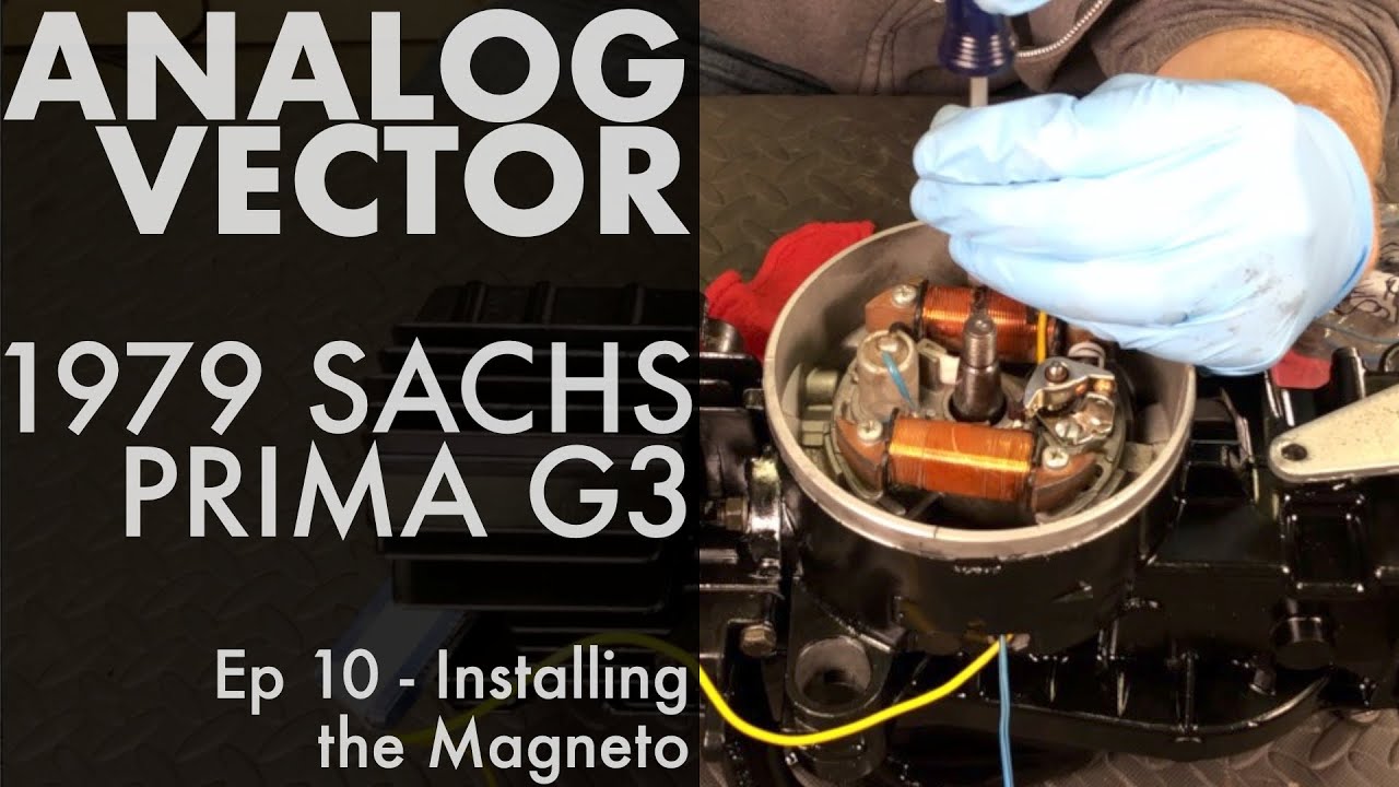 Rebuilding a 1979 Sachs Prima G3 Moped - Ep 10 - Installing the Magneto