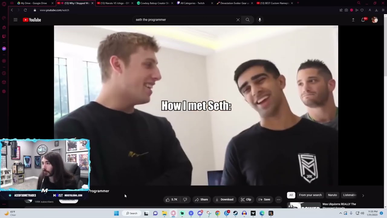 Moistcr1tikal Reacts to  Why I Stopped Working With SethTheProgrammer  by Clyde