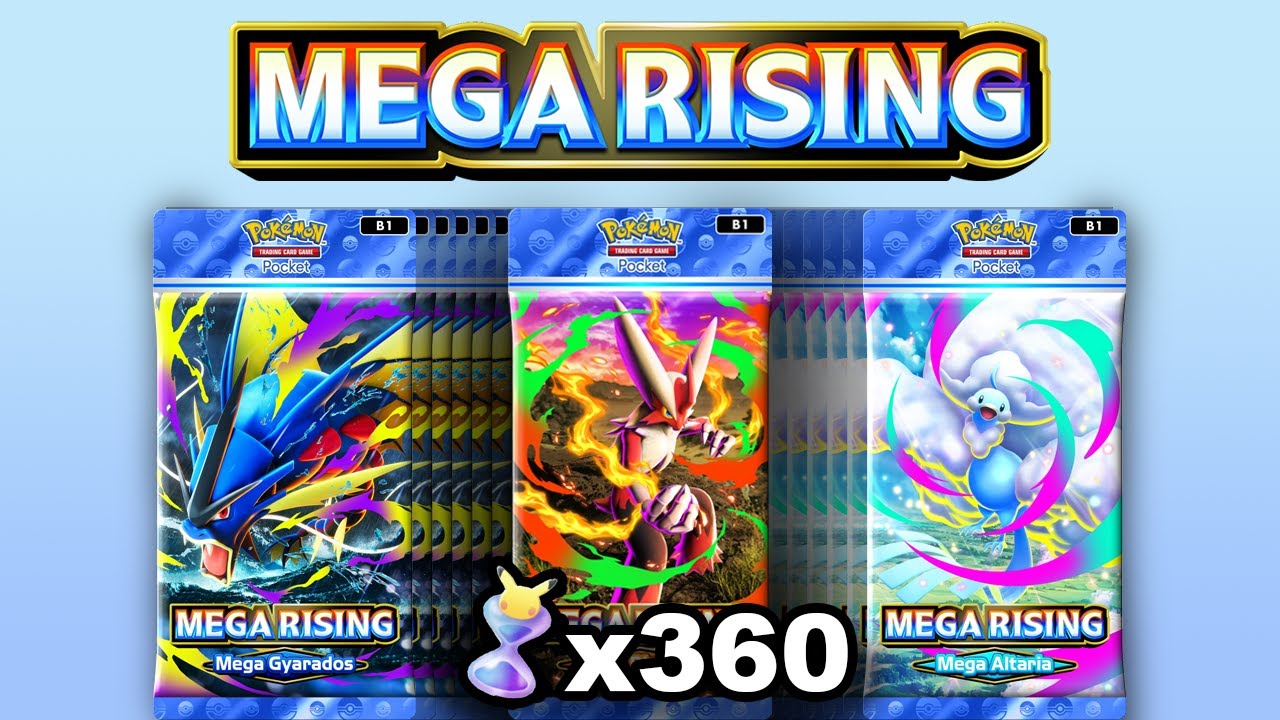 Opening 30 packs of Mega Rising