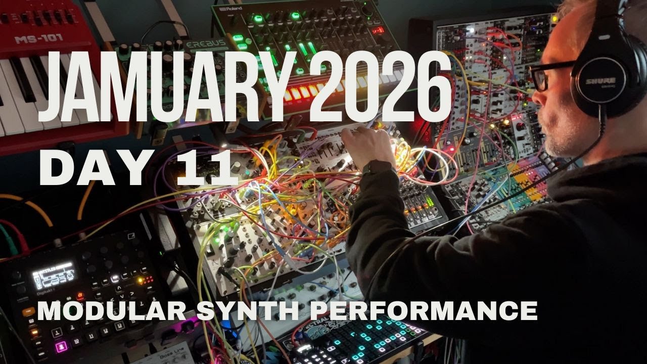 Modular synth performance with a little help from the Digitakt2