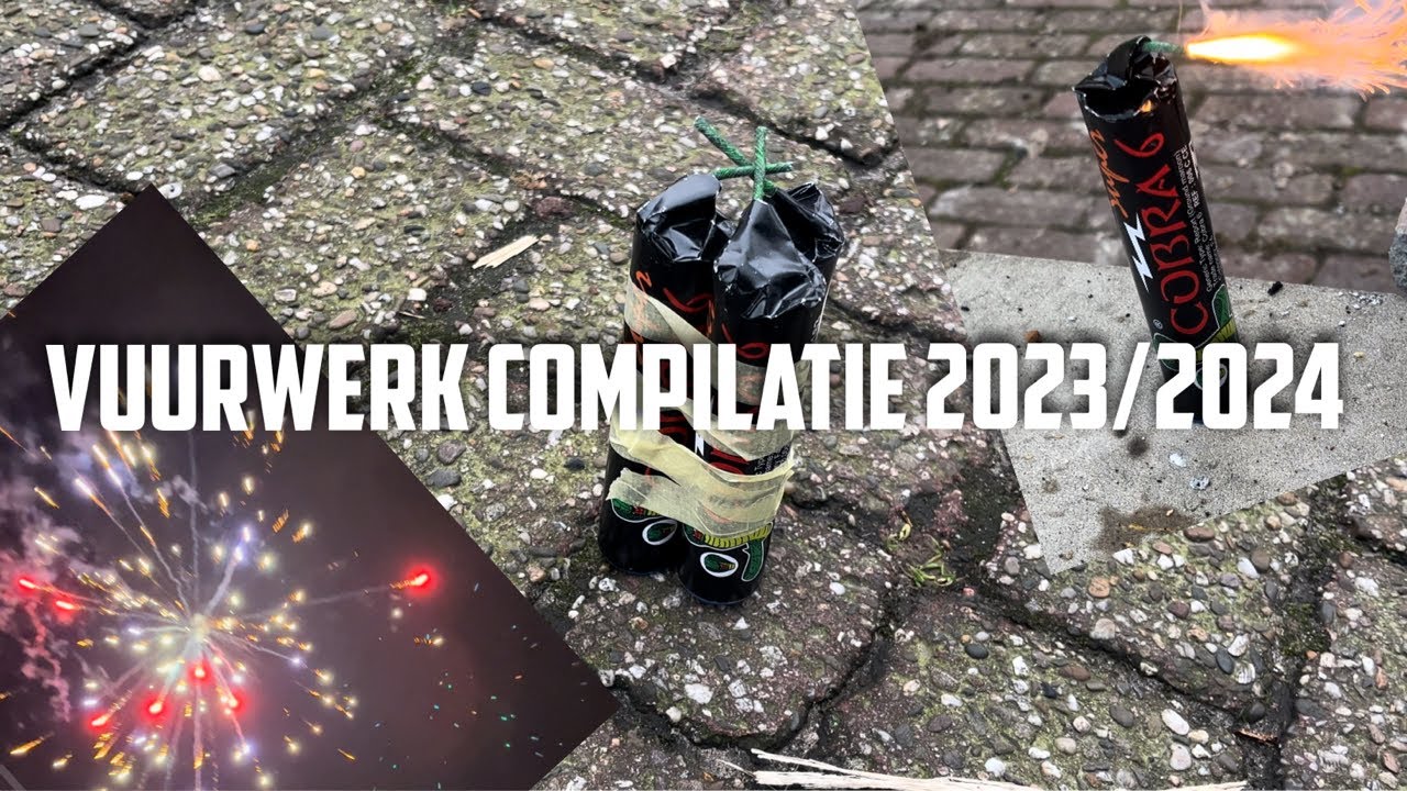 VUURWERK COMPILATIE 2023-2024 | OUD EN NIEUW | 4K