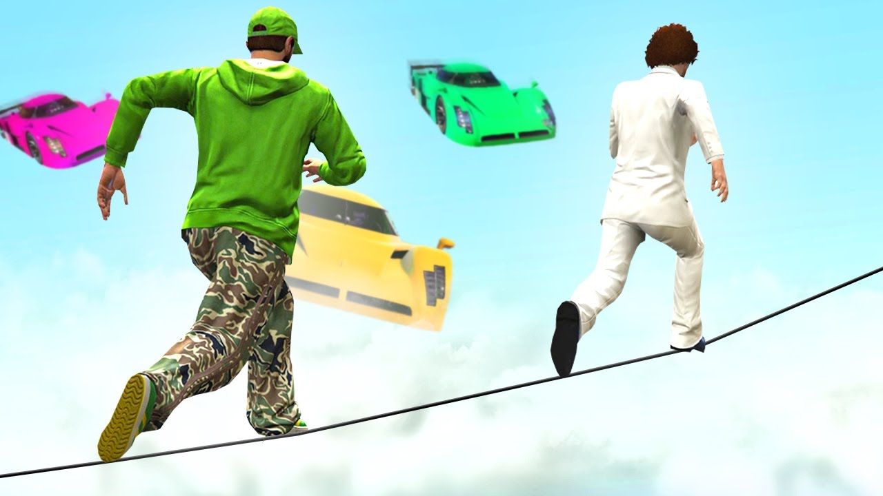 САМЫЙ НЕВОЗМОЖНЫЙ СМЕРТЕЛЬНЫЙ ЗАБЕГ ВСЕХ ВРЕМЕН! (Смешные моменты GTA 5)