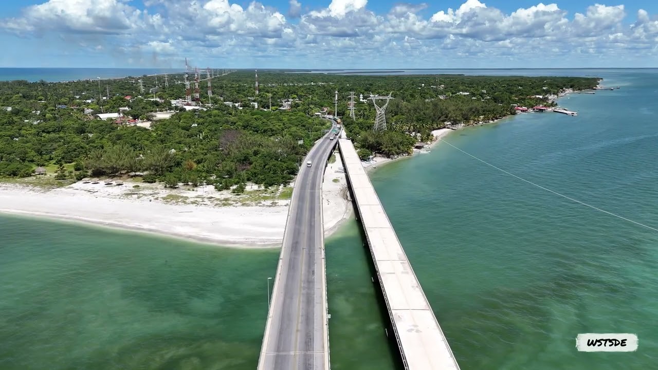 🌅 Punta San Julián desde el aire | Playa de Ciudad del Carmen en dron 4K