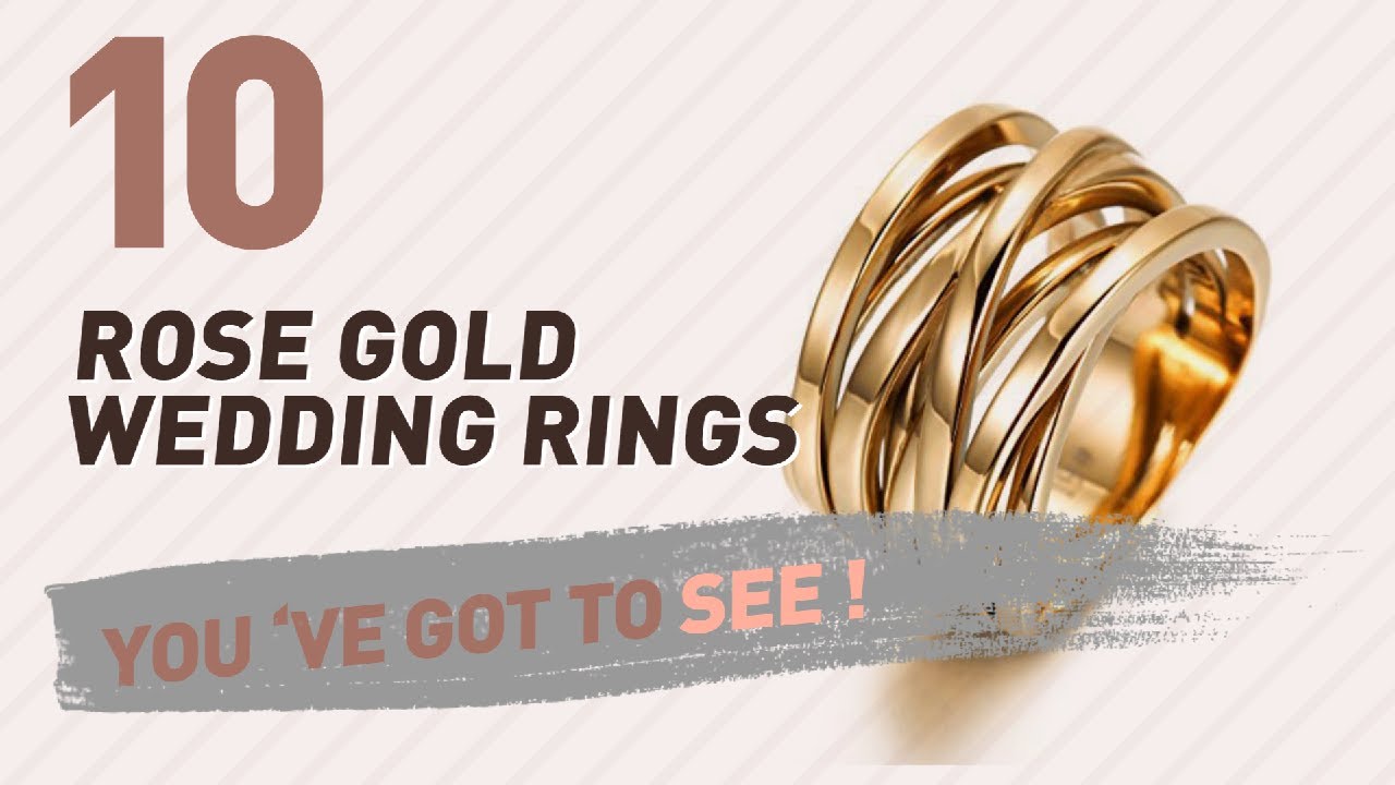 Rose Gold Wedding Rings Top 10 Collection // UK New & Popular 2017