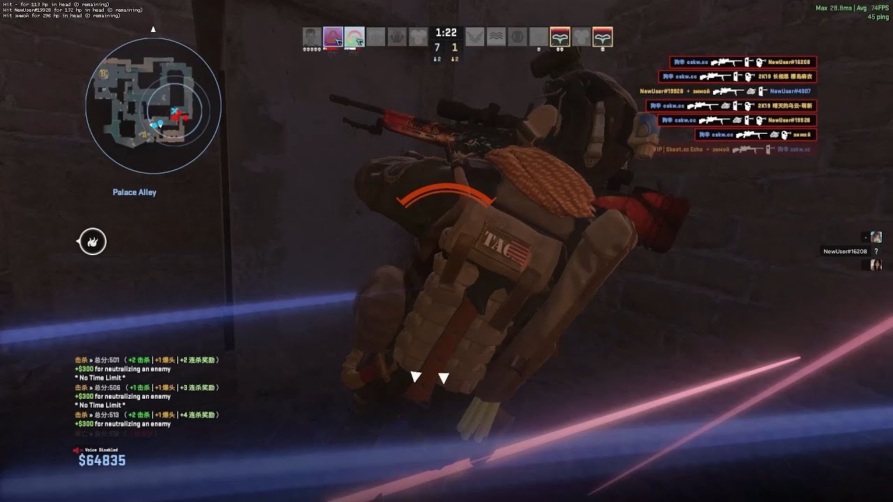 some cs2 premier & community hvh clips | ft. neverlose & fatality