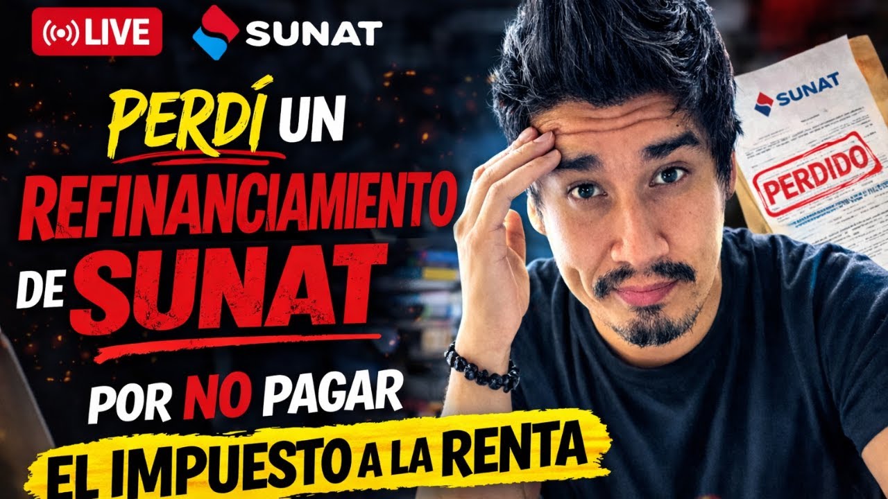 Perdí un refinanciamiento de SUNAT por no pagar las cuotas mensuales.