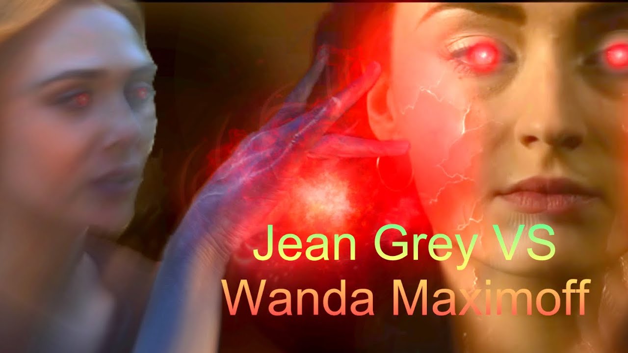 Jean Grey VS Wanda Maximoff ( Scarlet Witch ) | recreation | fanmade action fight |