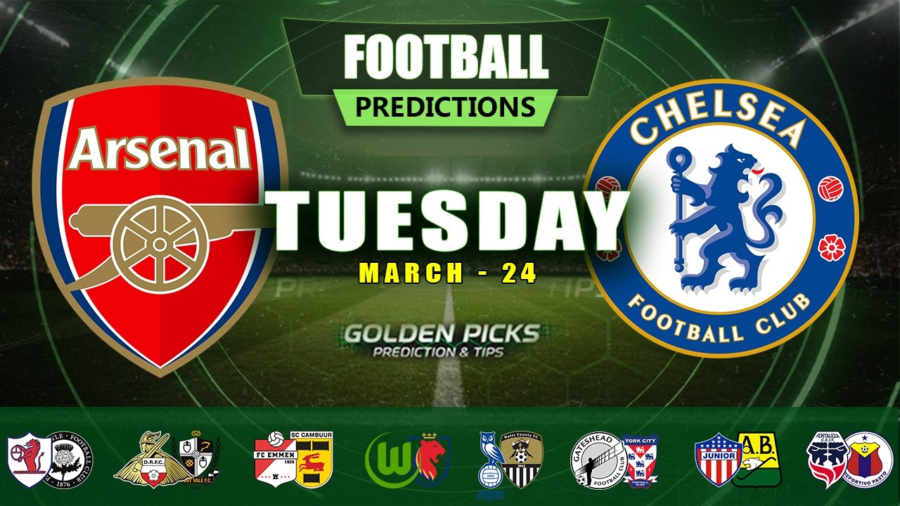 FOOTBALL PREDICTIONS TODAY 24 MARCH | UEFA WOMEN'S CHAMPIONS LEAGUE & NATIONAL LEAGUE | BETTING TIPS