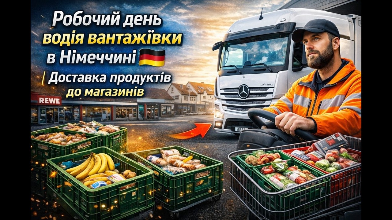 № 2  Робочий день водія вантажівки в Німеччині