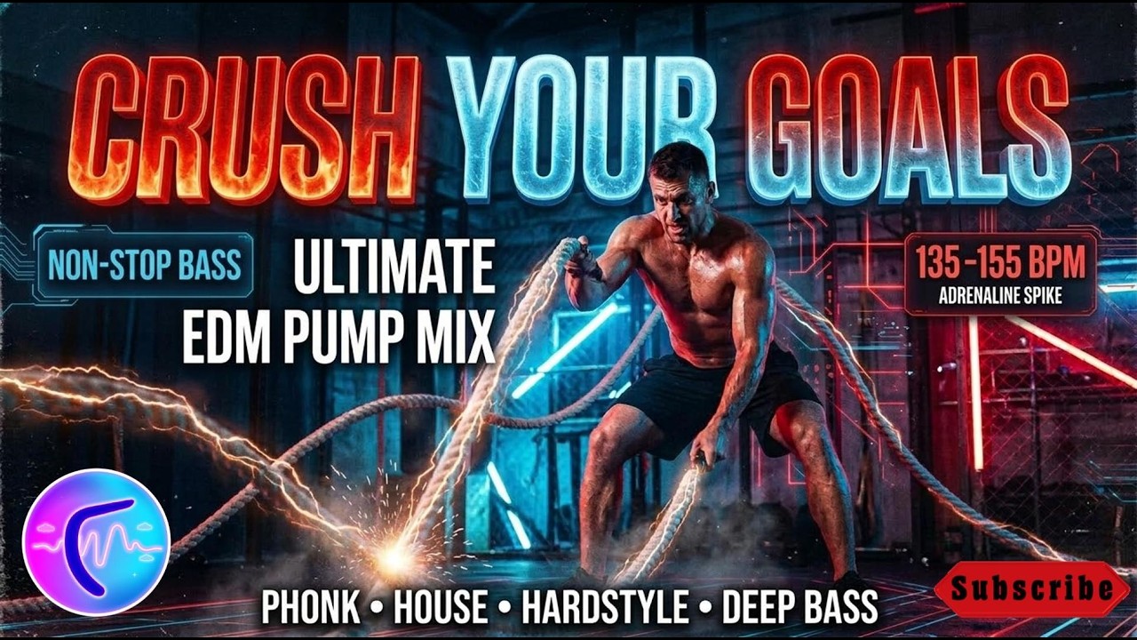 Ultimate EDM PUMP MIX 2024 | Aggressive Gym Motivation Music to CRUSH YOUR GOALS