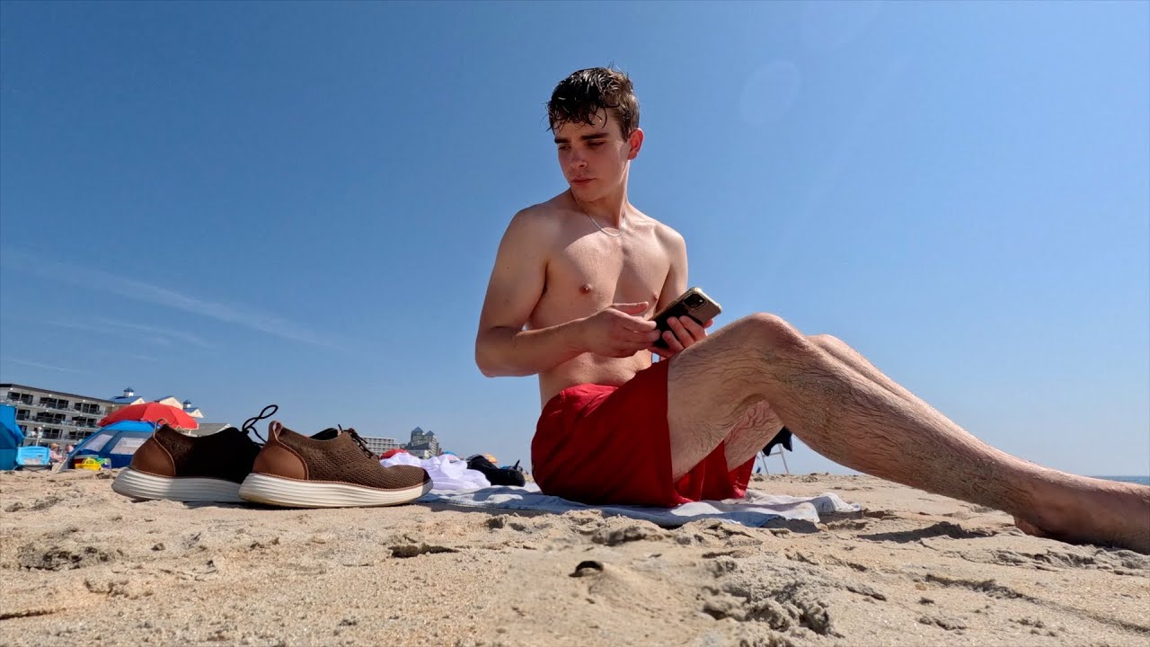 Escaping 100° Heatwave By Going To The Beach