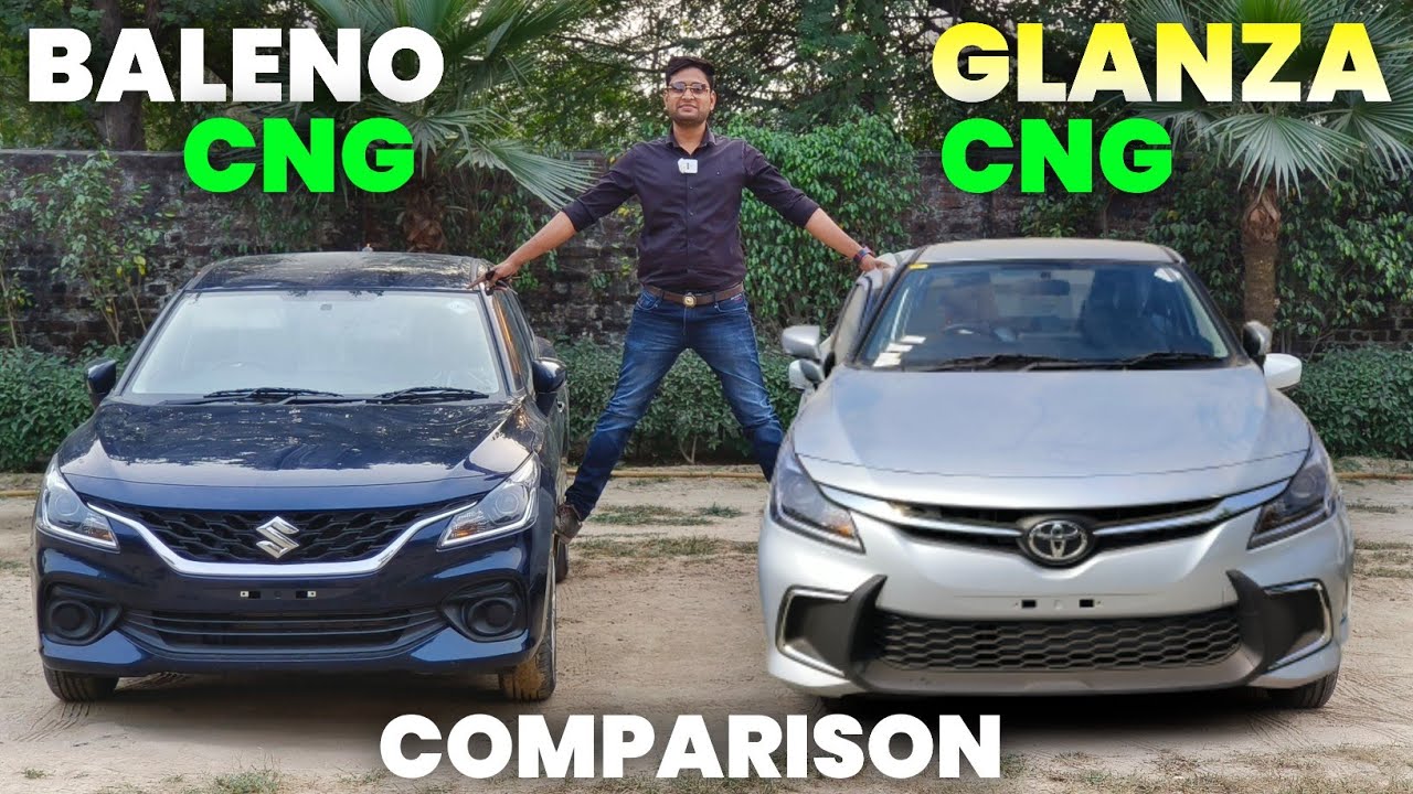Baleno Cng Vs Glanza Cng Comparison 🔥🔥 l Baleno Delta cng vs Glanza s cng comparison l MRCars