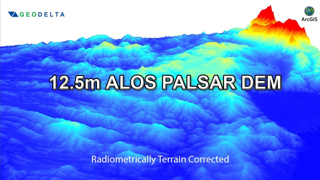 Download ALOS PALSAR RTC 12.5m DEM for Free