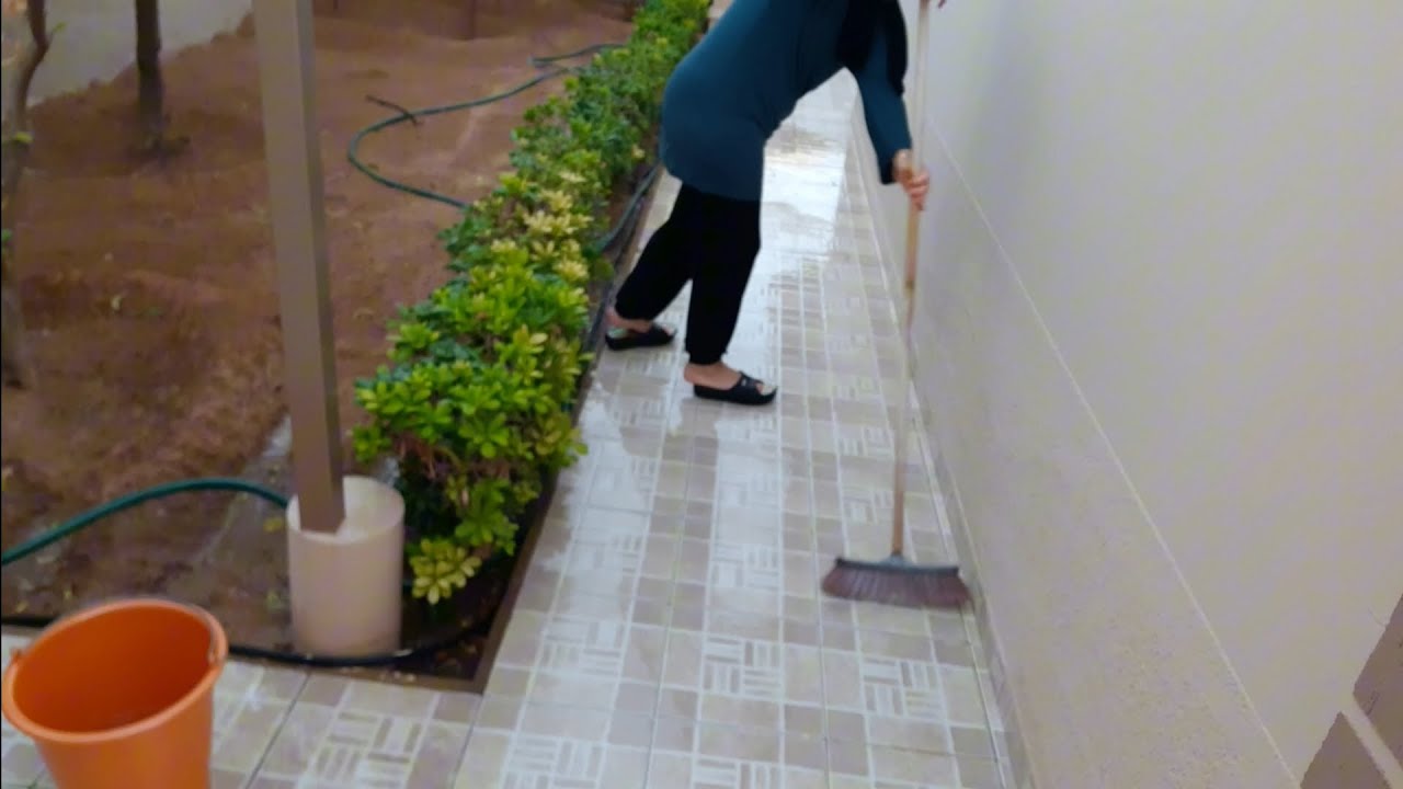 روتين مسائي كله نشاط وحيوية🧹 لمرأة تونسية🇹🇳 مع دبارة الفطور🥘