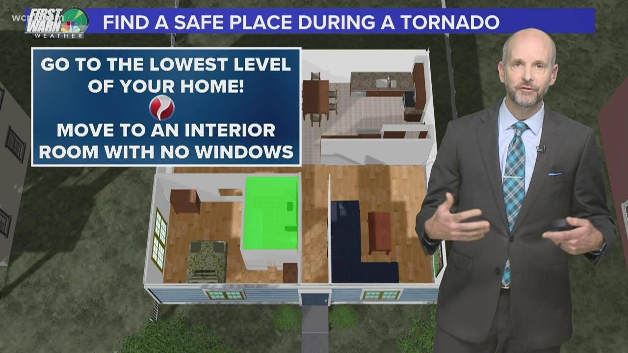 The safest place you can be during a tornado warning