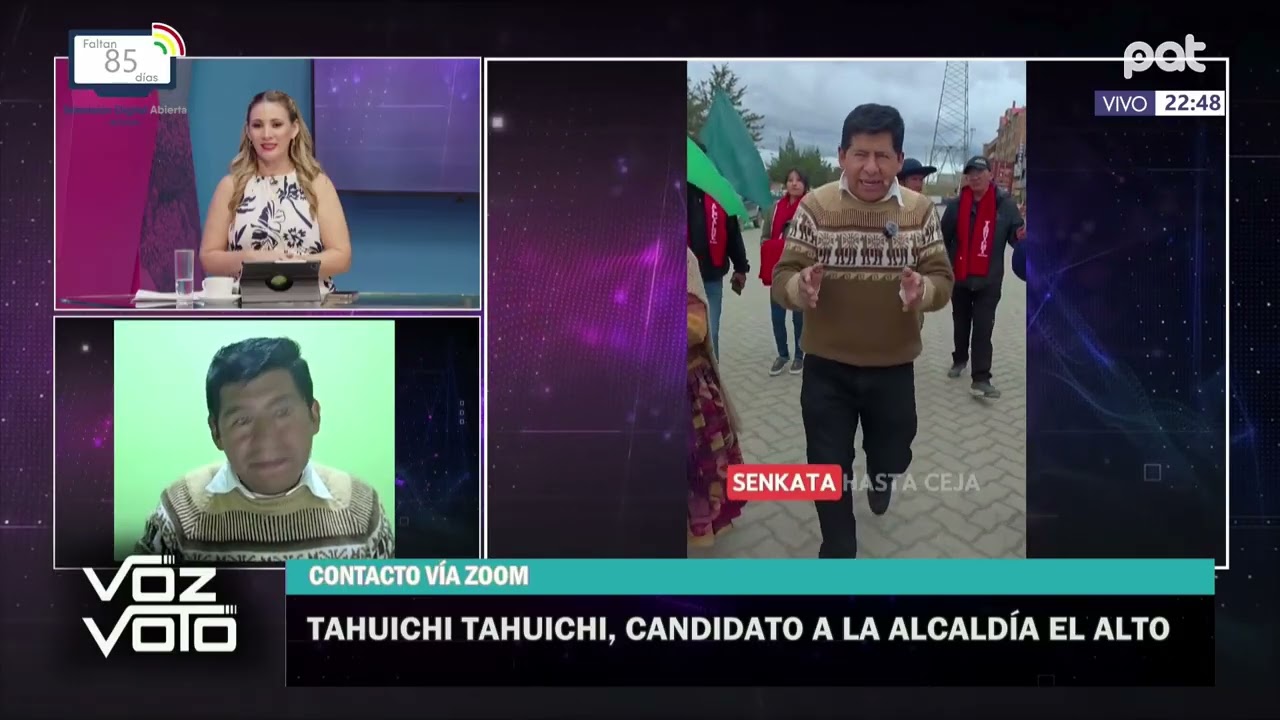 El candidato a la Alcaldía de El Alto, Tahuichi Tahuichi